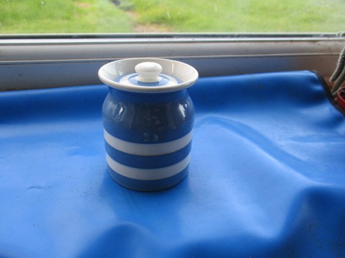 Green cornishware small - t, g