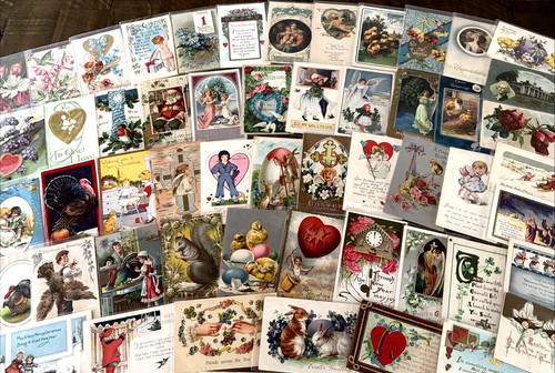 Lot mixed antique - of,
