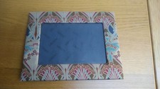 Lovely vintage padded fabric Liberty of London Ianthe pattern photo frame