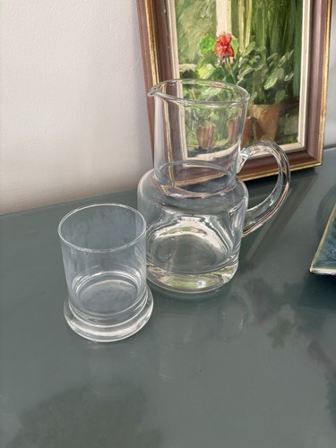 Vintage bedside water pitcher - vintage,
