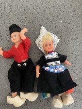 Pair Of Vintage Dutch Dolls