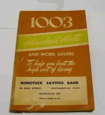 vintage 1950s NONOTUCK SAVINGS