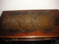 Eroica No. 38 A Symphonion Radetzky March 34.5cm Clock Music Box 3 Discs 13 5/8"