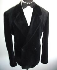 VELVET VELOUR SMOKING JACKET ROBE Tuxedo BLAZER Gown 44 DINNER SUIT Evening ZARA