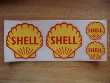 Vintage classic style Shell logo sticker  kit - car / motorcycle decals
