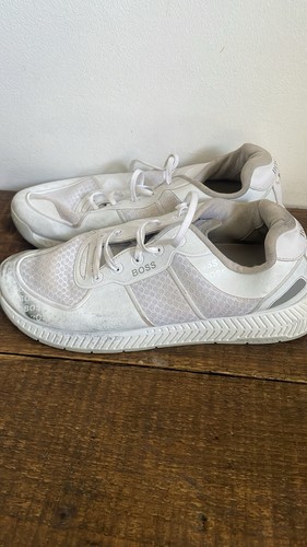 Hugo boss white mesh - boss, trainers