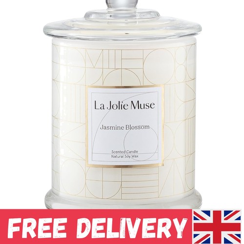 Scented jasmine candle - candle,