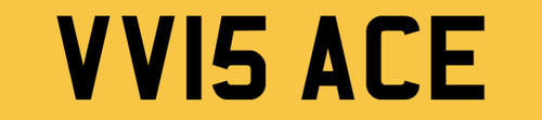 Number plate private - vv,
