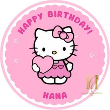 20 4cm Personalised Hello