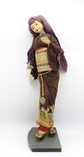 Vintage Sukiyo Japanese Geisha Doll on Stand