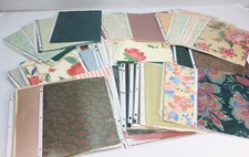 Vtg Wallpaper Samples 90 Big Sheets Schumacher Waverly Ephemera Scrapbook Crafts