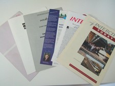 INTERCITY. Promotional Material, Guides, Charter etc 1990s. VGC