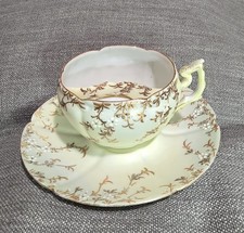 Antique Mustache Cup & Saucer