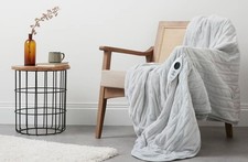 Cozee Home Heated Throw Faux