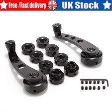 Pair Black Car Truck Window/Door/Winder Riser Crank Handle Riser Alloy Universal