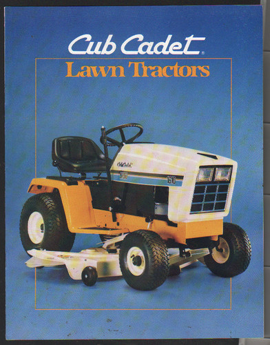 Cub cadet ride lawn - cub,