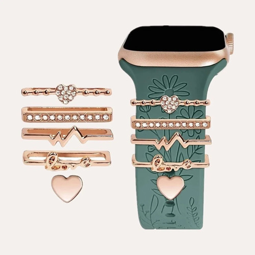 5pcs rhinestone watchband ring - 5pcs,