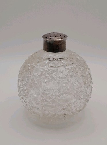Antique cut glass - glass, spherical