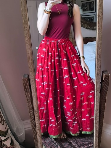 Vintage cotton indian - vintage, maxi