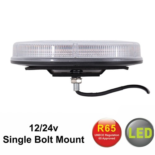 Bolt amber led - bolt-on, clear