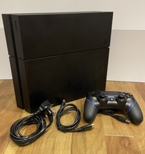 Serviced Sony Playstation 4 (PS4) Console - CUH1216A,  VGC + Wired Controller