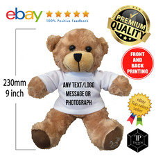 Personalised 9’’ Inch Teddy Bear, Special Occasion Birthday Xmas Valentine Gift