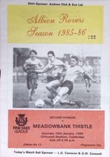 18/01/1985 Albion Rovers v
