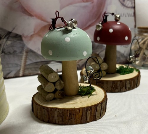 Pair toadstool house - house, on