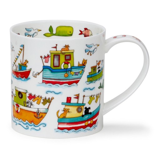 Dunoon mug sail away fishing - sail,