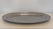 Vintage Large Oval Stainless