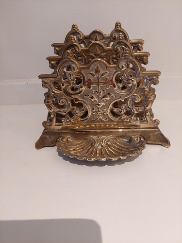 Vtg desk tidy ornate - vtg, 2