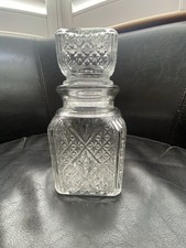 Small cut glass decanter - small, with
