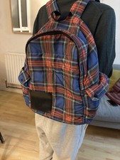 JW Anderson X Uniqlo Tartan Backpack Rare 2018 F/W BNWOT