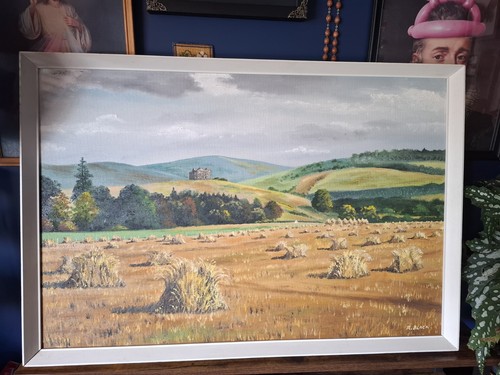 Vintage black countryside - r,