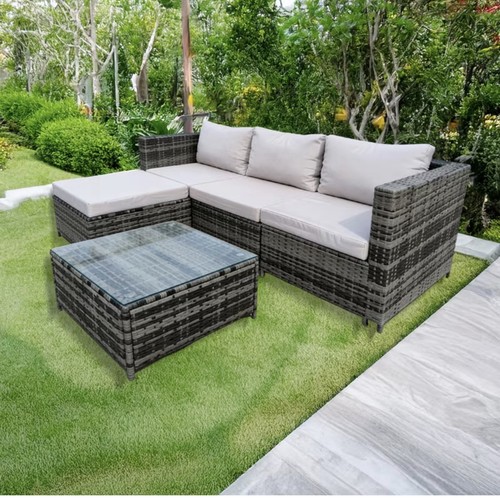 Rattan garden furniture - garden,
