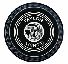 Taylor Lignoid Indoor/Lawn Bowls - Black - Heavy - Pair
