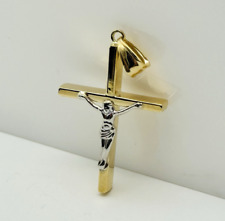Solid 9ct Yellow Gold Crucifix
