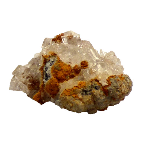 Clear smithsonite crystals - clear,