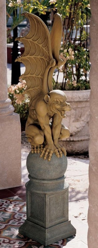 Gargoyle statue large outdoor - large,