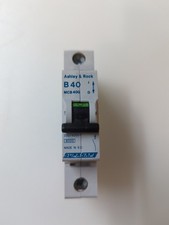 ASHLEY & ROCK B40 40 AMP CURVE B B TYPE 6kA MCB CIRCUIT BREAKER MCB 40G SUPASAFE