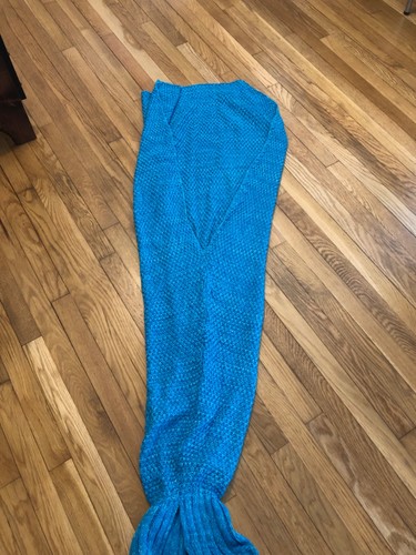 Knit mermaid tail blanket - knit,