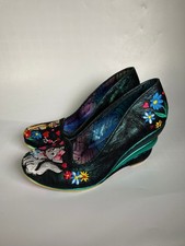 Irregular Choice Cat and Dog Black Heels - EUR 37