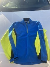 Footjoy Jacket Mens Size Large Blue Yellow Dryjoys Hydrolite Golf Rain Full Zip
