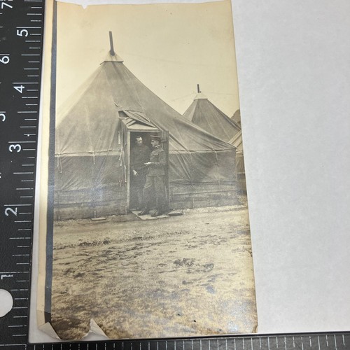 Vintage 1915 military tent - vintage,