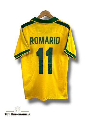 Romario signed brazil shirt - romario,