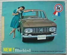 DATSUN BLUEBIRD Car Sales Brochure 1964 JAPANESE TEXT 1200 Deluxe FANCY DELUXE +