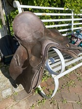 Falcon Brown Saddle Used but in good condition 18"
