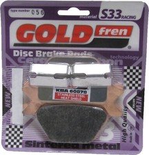 Goldfren S33 Brake Pads Rear For Harley Davidson SPORTSTER SERIES Late 1987-1999