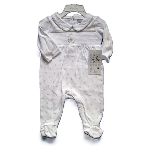Baby smocked romper boy girl - baby,