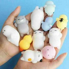 20 Pack Cute Mochi Squishies Fidget Toys Animal Kawaii Kids Stocking School UK